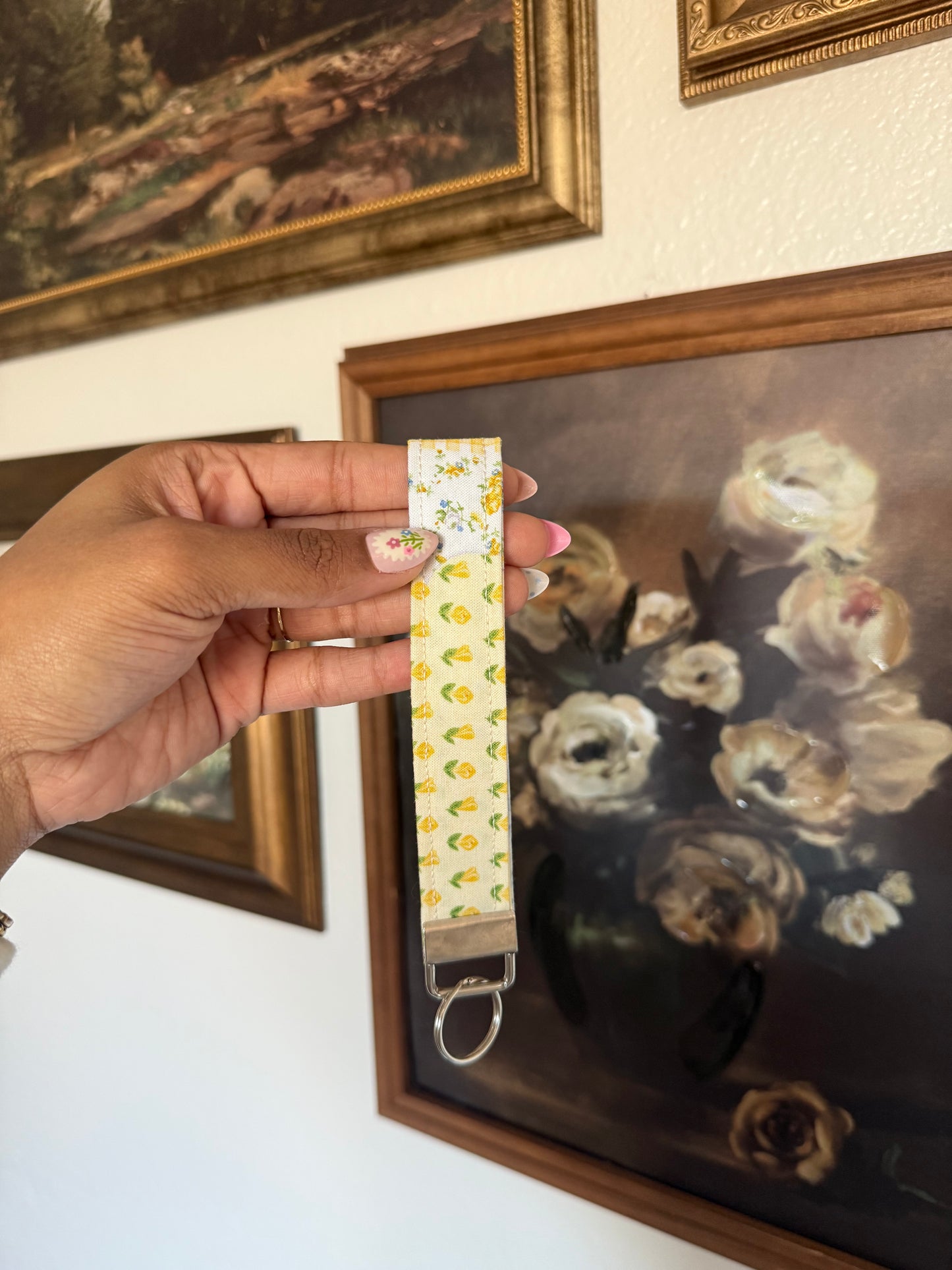 The Lemon Drop Keychain Wristlet