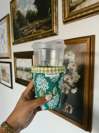 The Medium Blue Hydrangea Cup Koozie