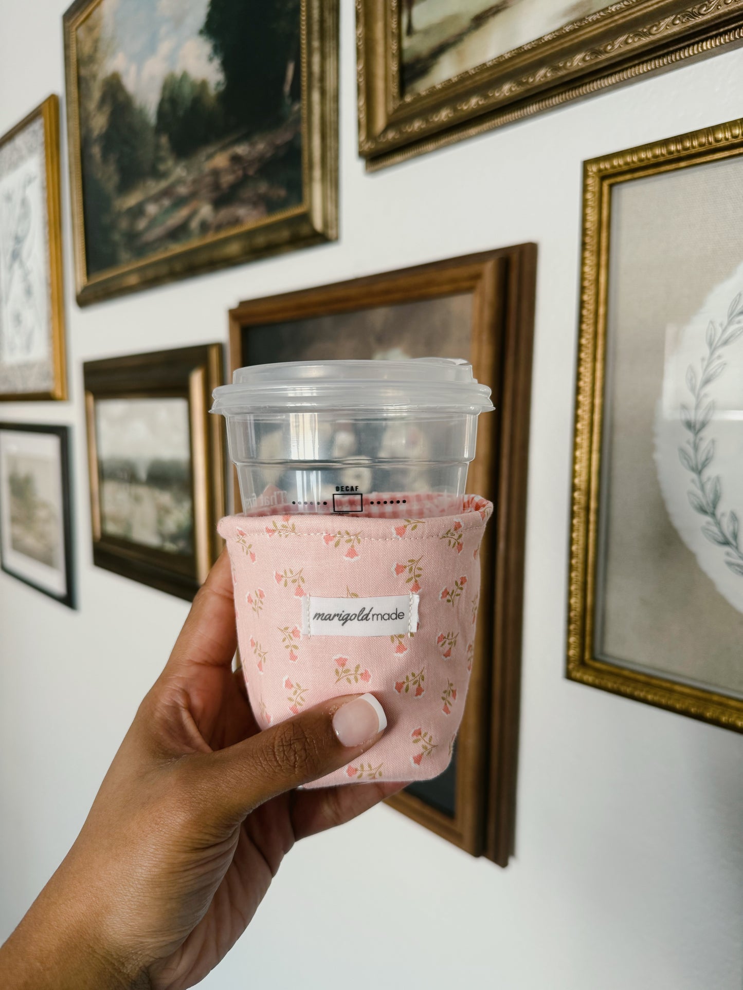 The Small Pink Posy Cup Koozie