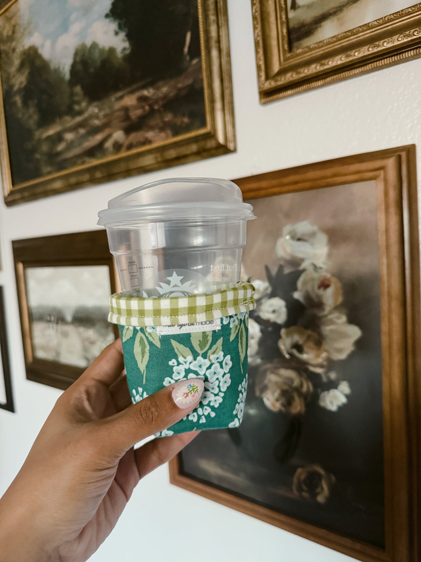 The Small Blue Hydrangea Cup Koozie