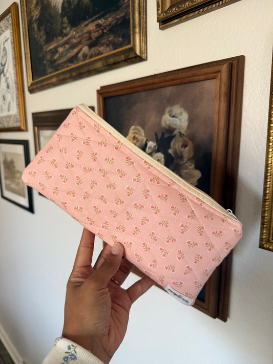 The Pink Posy Everyday Pouch