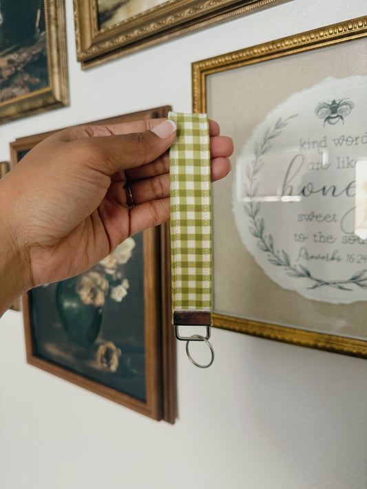 The Matcha Keychain Wristlet