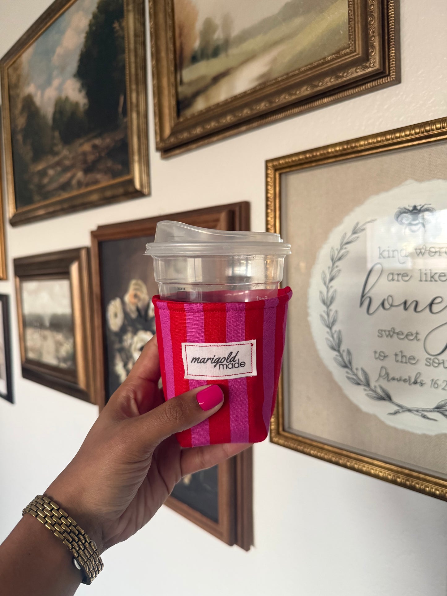 The Small Summer Berry Cup Koozie